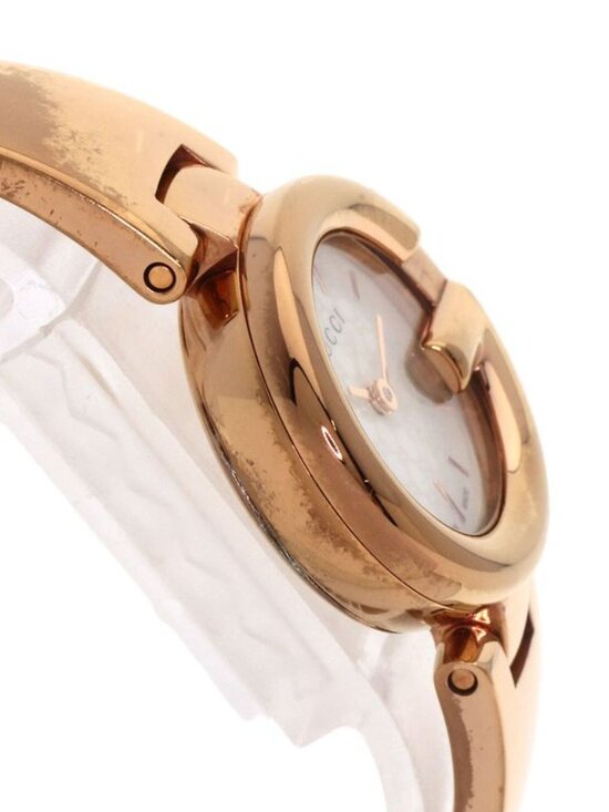 Gucci 134.5 GG Shell Bangle Watch Pgp - Picture 6 of 15